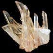 Tangerine Quartz Crystal Cluster - Madagascar #36208-1